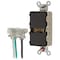 Hubbell Wiring Device-Kellems Straight Blade Receptacle, 5-20R, 20 A, 125V AC, 2 Pole, 3 Wire, Flush Mount, Grounded SNAP2162IA - alternate 2